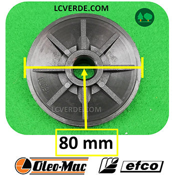 Puleggia Trasmissione Rasaerba Tagliaerba OleoMac Max44 Nax48 Max53 Lux55 Efco AR44 AR48 AR53 ricambio LCVERDE.com 66060419r