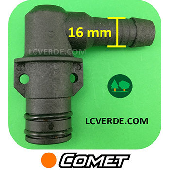 Raccordo 90 Tubo Mandata Pompa Irrorazione Comet P48 P50 MP20 MP30 ricambi LCVERDE.com 2803002700