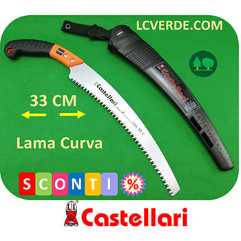 Segaccio Seghetto Castellari Curvo 33 cm SME33C LCVERDE.com Pota Potatura Agricoltura Giardinaggio Forestale Bushcraft Camping Outdoor Fai da Te