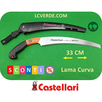 Segaccio Seghetto Castellari Curvo 33 cm SME33C LCVERDE.com Potatura Agricoltura Giardinaggio Forestale Bushcraft Camping Outdoor Fai da Te