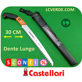 Segaccio Seghetto Castellari Lama Dritta 30 cm Dente Lungo SME30GL LCVERDE.com Potatura Agricoltura Giardinaggio Forestale Bushcraft Camping Outdoor Fai da Te