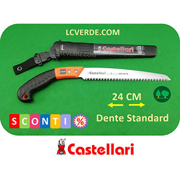 Segaccio Seghetto Castellari Lama Dritta SME24G LCVERDE.com Pota Potatura Agricoltura Giardinaggio Forestale Bushcraft Camping Outdoor Fai da Te