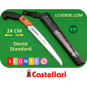 Segaccio Seghetto Castellari Lama Dritta SME24G LCVERDE.com Potatura Agricoltura Giardinaggio Forestale Bushcraft Camping Outdoor Fai da Te