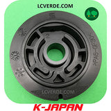 Semi Puleggia Avviamento Grande Primaria Motosega KJapan KJCV3101 KJCV3100 ricambi LCVERDE.com spare part