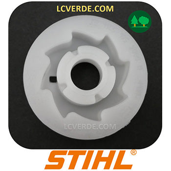 Semi Puleggia Secondaria Trascinatore Avviamento Motosega Stihl MS150 MS151 ricambio LCVERDE.com 11461952000