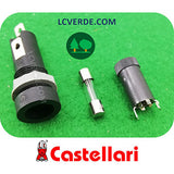 Set Portafusibile Precedente Abbacchiatore Raccolte Olive CASTELLARI TORNADO ricambi LCVERDE.com OE400121 spare part