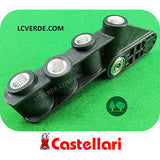 Supporto Astine (Denti) Completo di Cuscinetti Abbacchiatore Elettrico Raccolta OLive Castellari VERTIGO ricambi LCVERDE.com VE500106