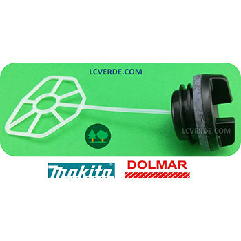Tappo Olio Catena Motosega Makita EA3100 EA3110 Dolmar PS310 PS311 ricambio LCVERDE.com