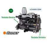 Testata Destra Dx Pompa Irrorazione Comet MC20 MC25 MC15 ricambio LCVERDE.com 3218001500 1210004600 spare parts