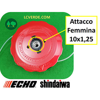 Testina Decespugliatore Universale, Adatta Per ECHO, Honda, Homelite, Shindaiwa, Husqvarna, Nera