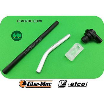 Tubo Filtro Pescaggio Olio Catena Motosega OleoMac 931 932 Efco 131 132 ricambio LCVERDE.com