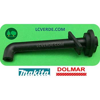 Tubo Uscita Olio Catena Motosega Makita EA3100 EA3110 Dolmar PS310 PS311 ricambio LCVERDE.com
