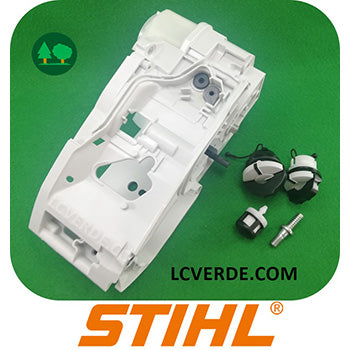 carter basamento monoblocco carcassa serbatoio miscela olio motosega Stihl ms150 ms151 ricambio LCVERDE.com