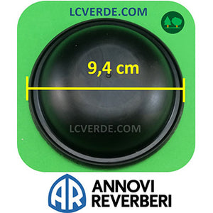 membrana accumulatore camera aria pompa irrorazione ar annovi reverberi AR19 AR202 AR252 AR80 AR120 AR140 BHS90 BHS105 BHS120 ricambi LCVERDE.com 800190