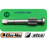 pistoncino ingranaggio alberino pompa olio motosega OleoMac Efco ricambi LCEVRDE.com 097000069B spare parts