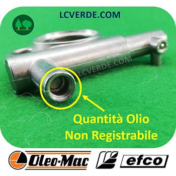 pompa olio motosega OleoMac Efco ricambi LCVERDE.com 50180007BR spare parts