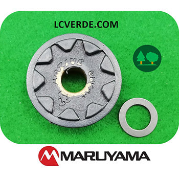 vite senza fine ingranaggio girante pompa olio motosega Maruyama MCV3900 MCV4000 ricambi LCVERDE.com 36511 spare parts