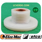 vite senza fine ingranaggio pompa olio motosega OleoMac Gsh510 Gsh560 Efco Mth5100 Mth5600 ricambio LCVERDE.com spare parts